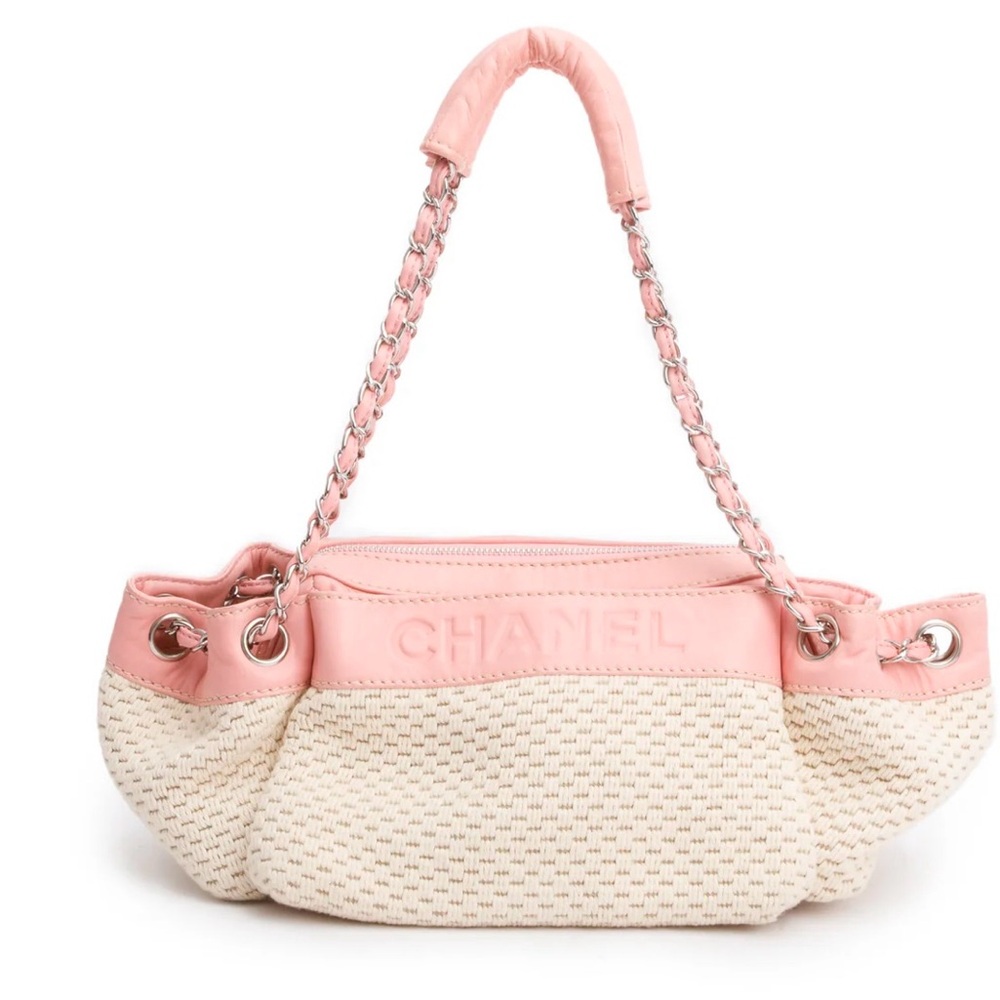 Chanel Pink and Cream Handbag